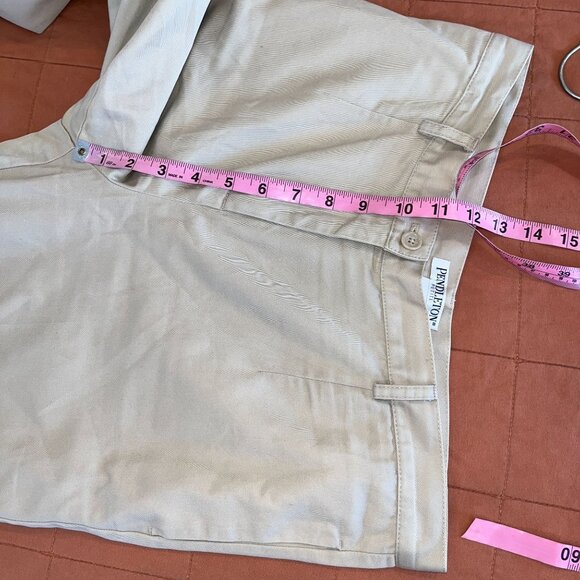 Pendleton Khaki Chino Pants Womens Classic Fit Casual Trousers Women size 8P - Picture 7 of 10